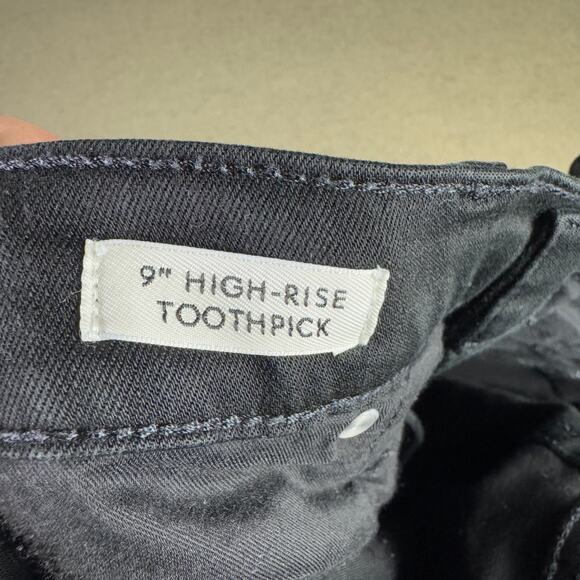 J Crew 9" High Rise Toothpick Skinny Jeans US Women's 31 - Picture 5 of 7